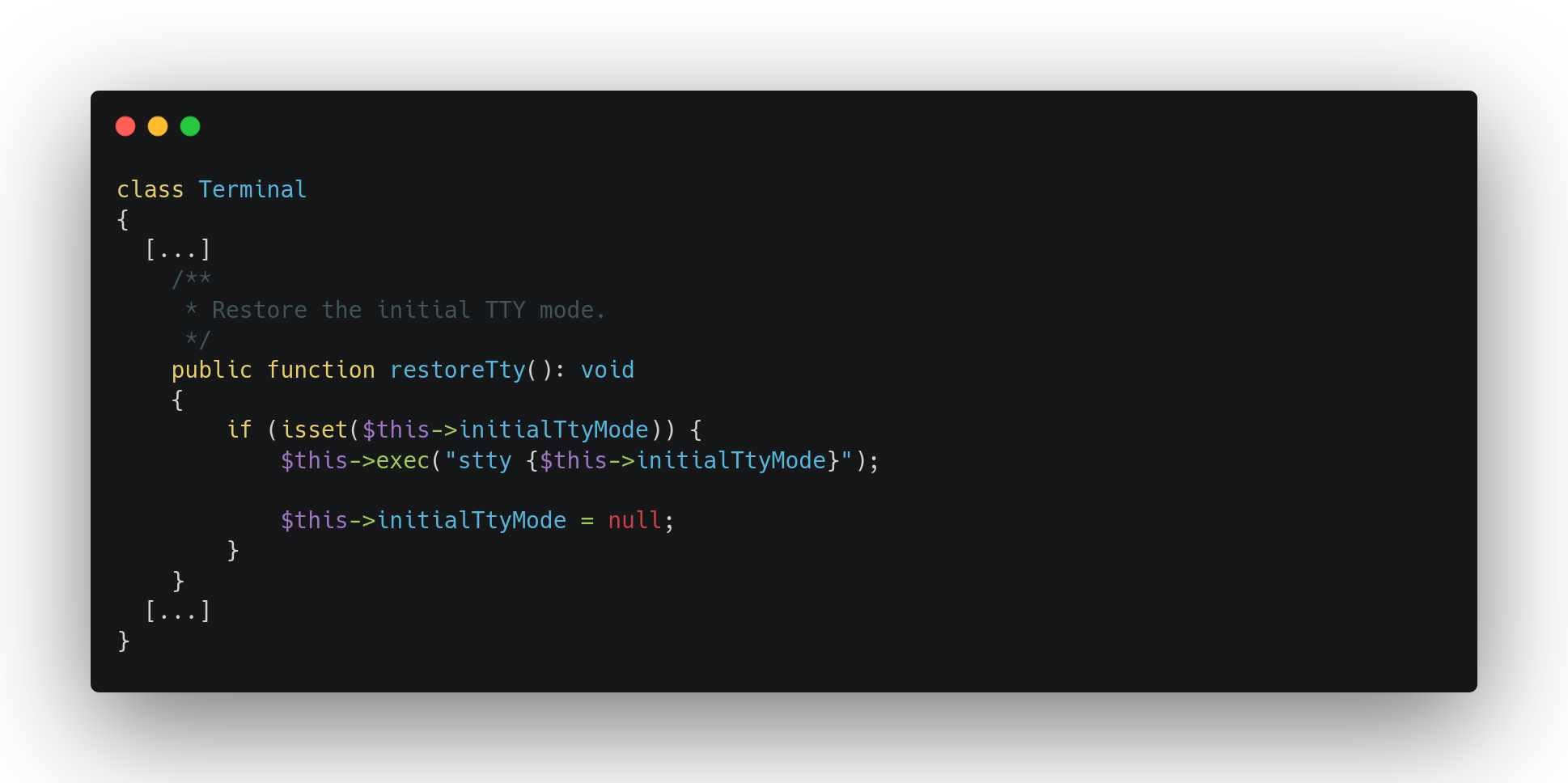 code block